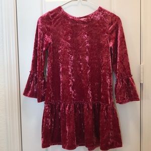 Peek Collection crushed velvet dress